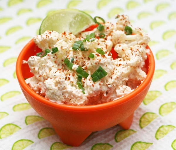 Elotes-style cauliflower