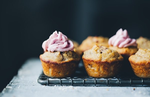 Elsa’s berry cupcakes