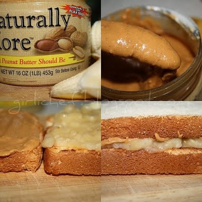 Elvis Presley's fried peanut butter & banana sandwich
