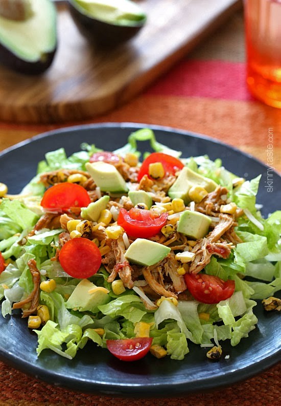 Embarrassingly easy crock pot salsa chicken thighs