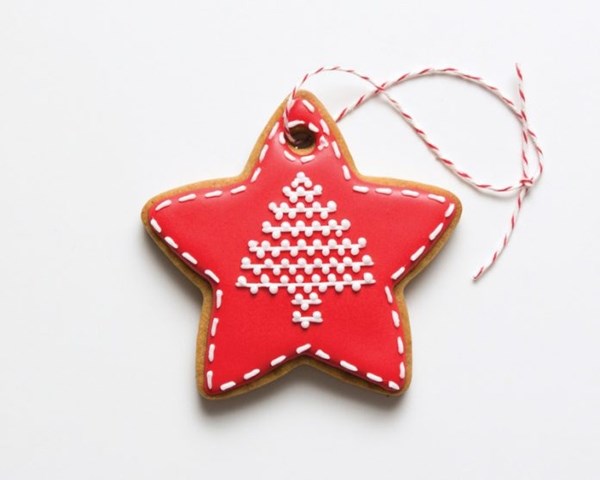 Embroidered ornaments