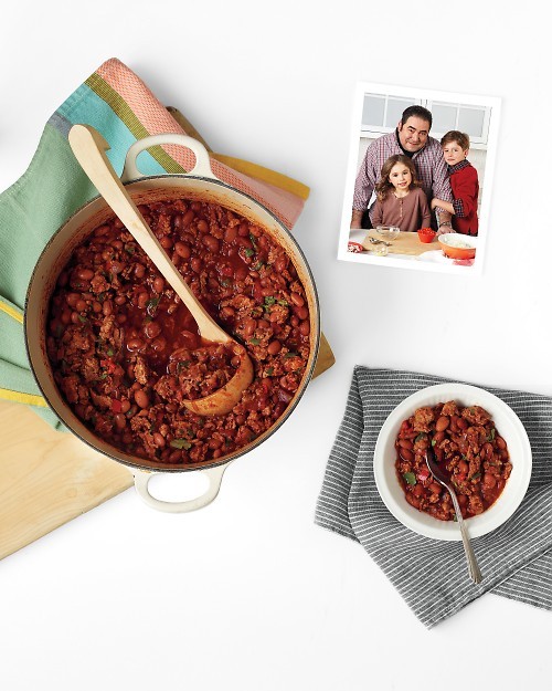 Emeril's turkey and pinto bean chili