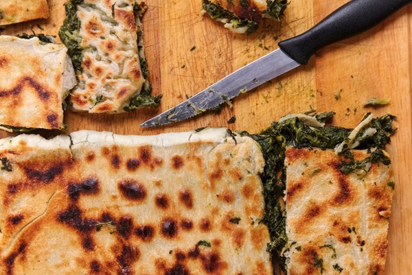 Emilian spinach and cheese pie (Erbazzone Reggiano)
