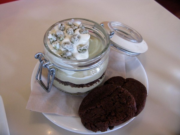 Emily Wallendjack’s pistachio pudding 