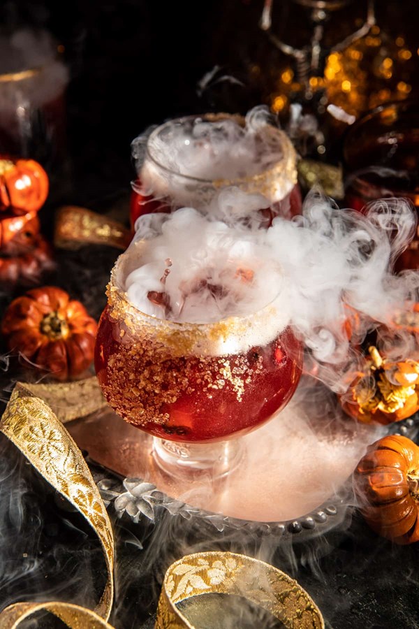 Enchanted graveyard pomegranate punch