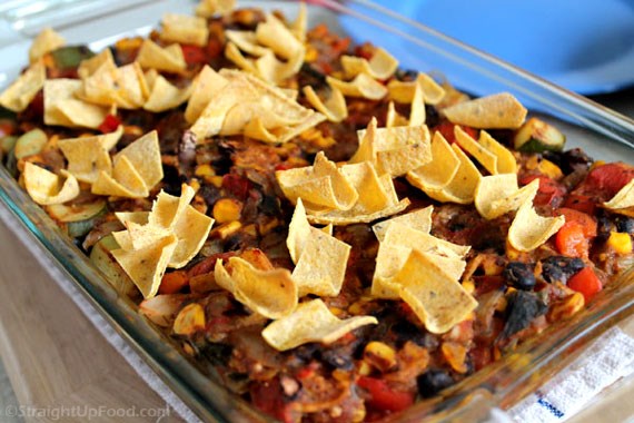 Enchilada casserole