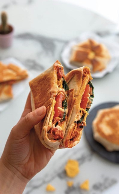 Enchilada crunch wraps 