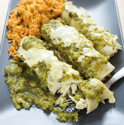 Enchiladas verdes