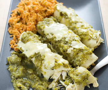 Enchiladas verdes