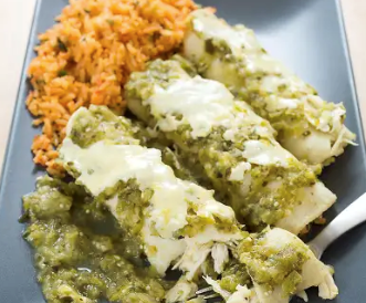Enchiladas verdes
