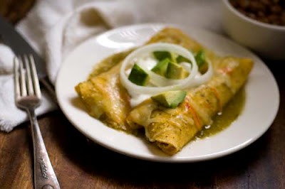 Enchiladas verdes