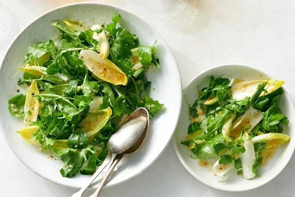 Endive and arugula salad
