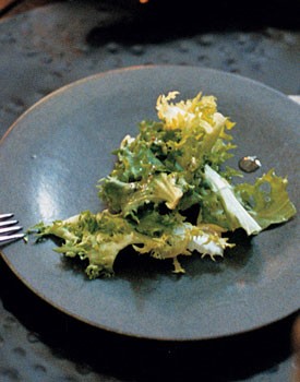 Endive and chicory salad with grainy mustard vinaigrette