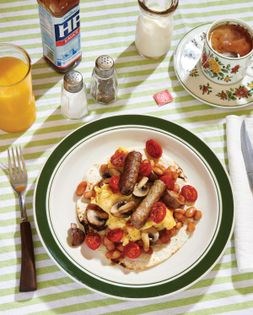 English breakfast tacos