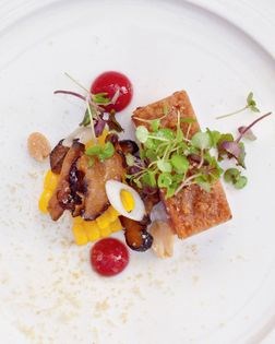 English duck/Asian influences
