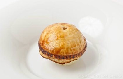 English quail and truffle pie with buttered kohlrabi