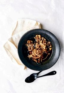 Enoki in soy sauce (Nametake)