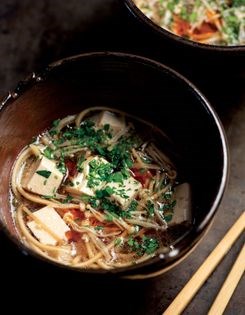 Enoki mushroom soup [Dipa Chauhan]