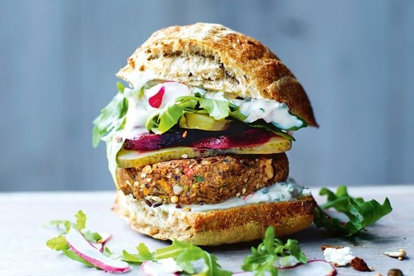 Epic bean burger