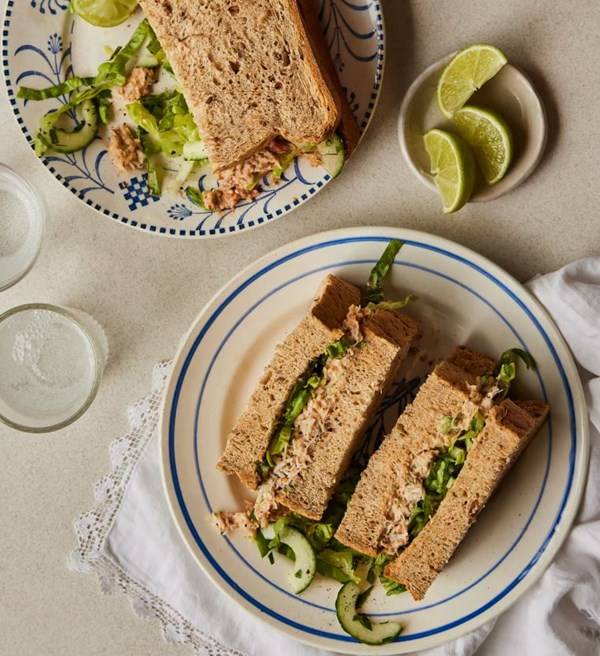 Epic crab, chilli and lime sandwich