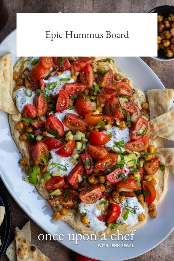 Epic hummus board