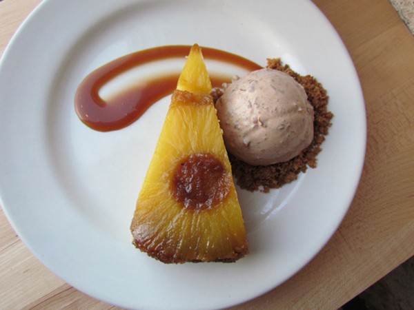 Eric Wolitzky’s pineapple upside-down cake