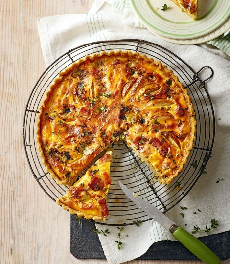 Eric's pear and Roquefort tart