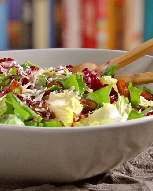 Escarole and date salad with Parmesan