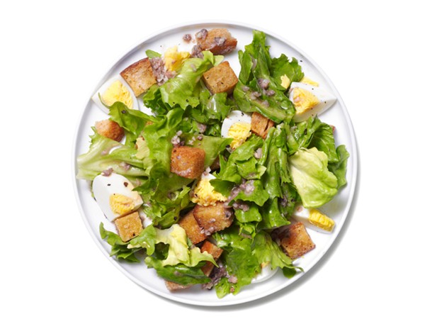 Escarole salad with anchovy dressing