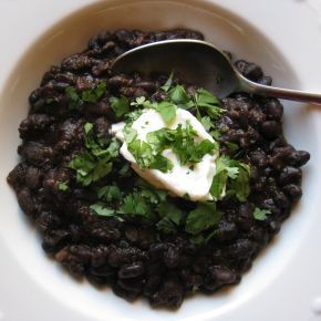 Espresso black bean chili