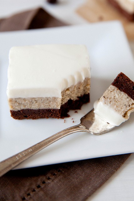Espresso cheesecake brownies