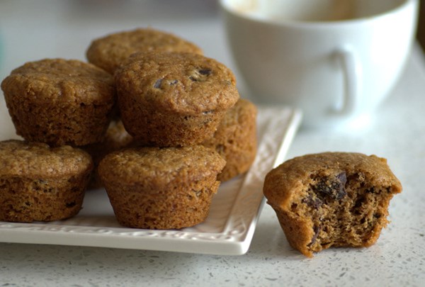 Espresso chip mini muffins