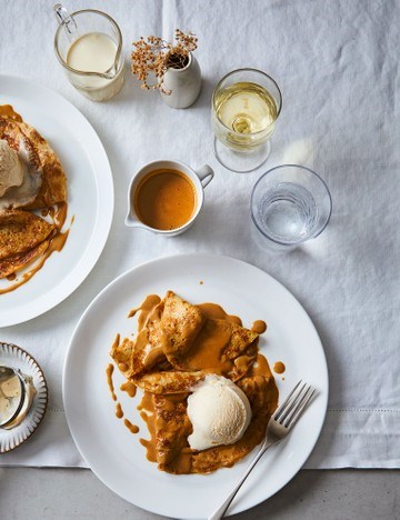 Espresso martini crêpes