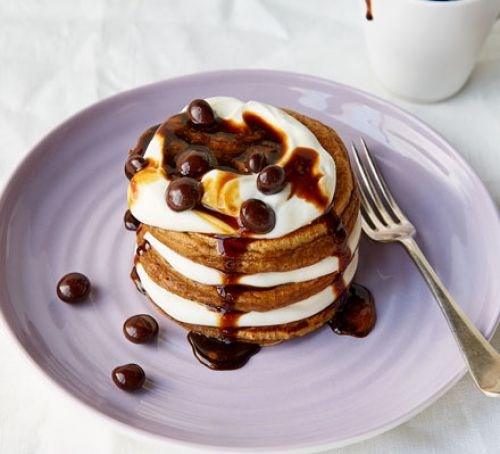 Espresso martini pancakes