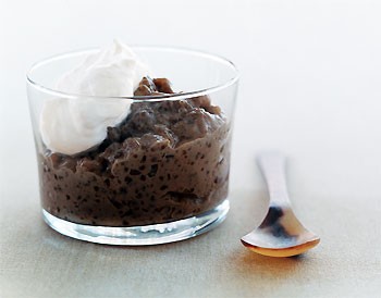 Espresso sambuca tapioca pudding