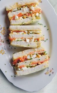Estonian sandwich ‘cake’ for a party