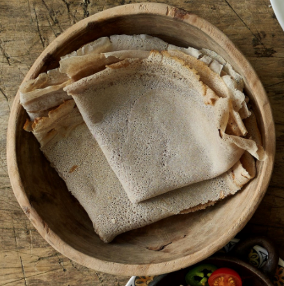 Ethiopian flatbread (Injera)