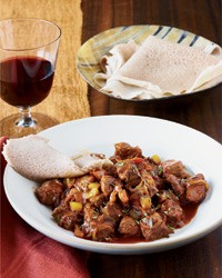Ethiopian spiced lamb stew