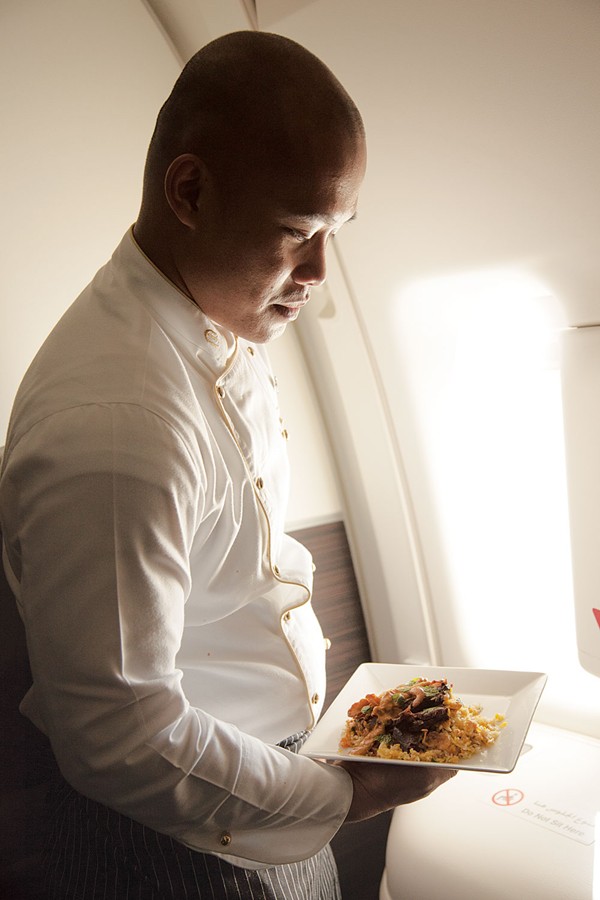 Etihad Airways' lamb biryani