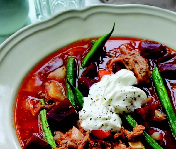 Eva's heritage borscht [Karen Anderson]