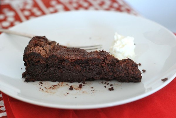 Evelyn Sharpe's French chocolate cake