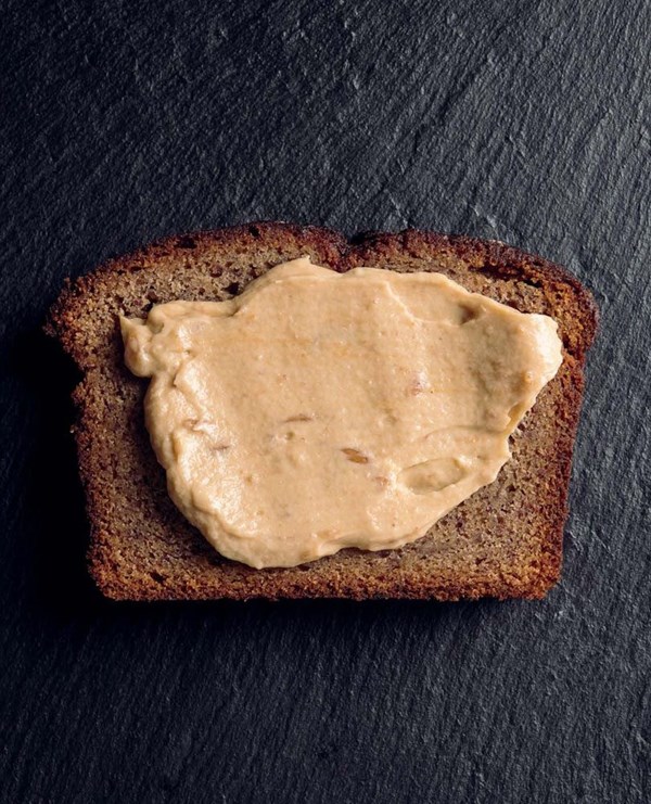 Everybody eats banana bread with peanut whip