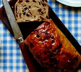 Everyday marmalade-glazed fruit loaf