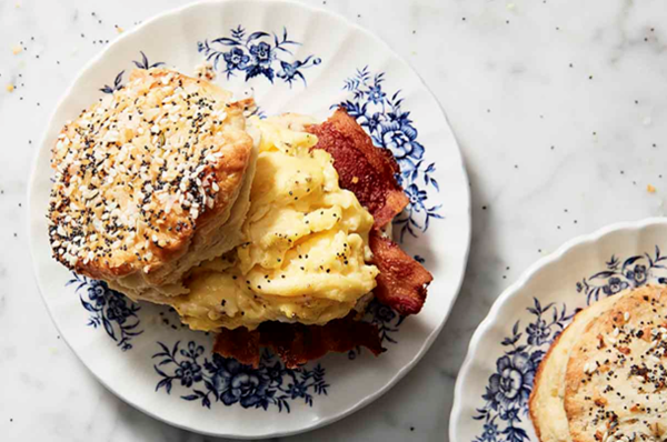 Everything bagel biscuits