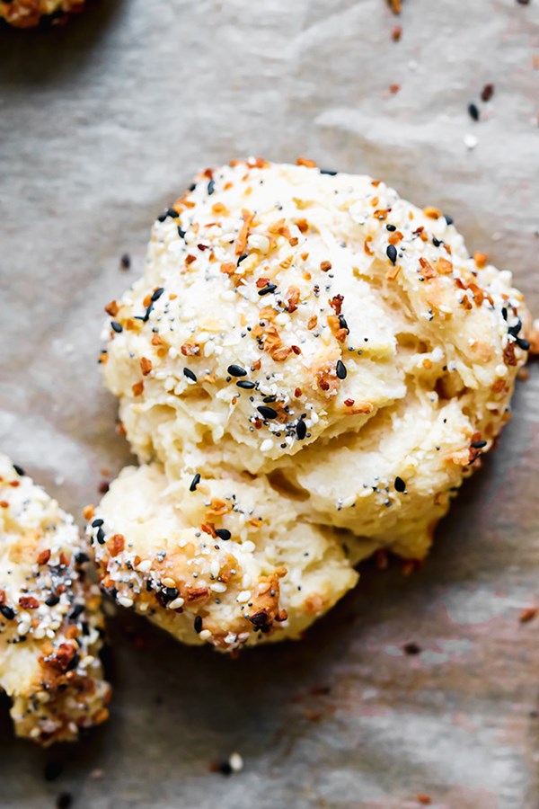 Everything bagel drop biscuits [everything bagel mix]