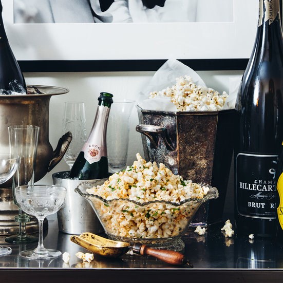Everything-bagel popcorn