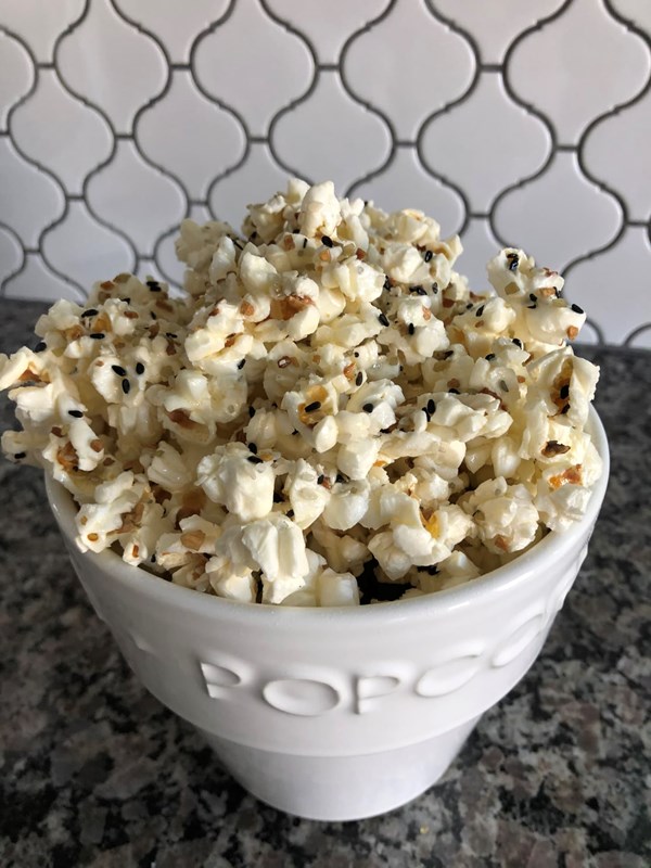 Everything-bagel popcorn