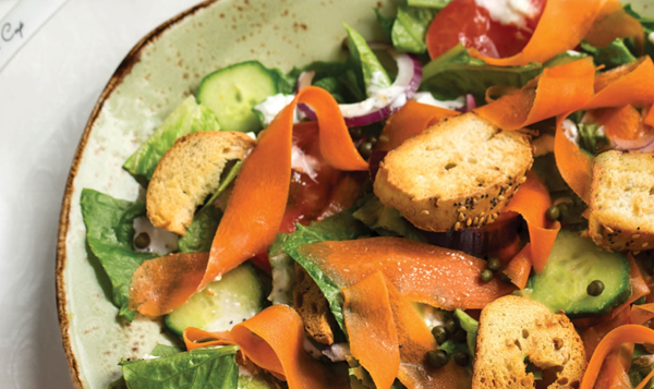 Everything bagel salad