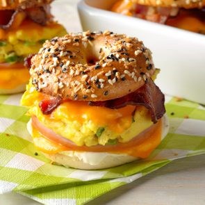 Everything breakfast sliders