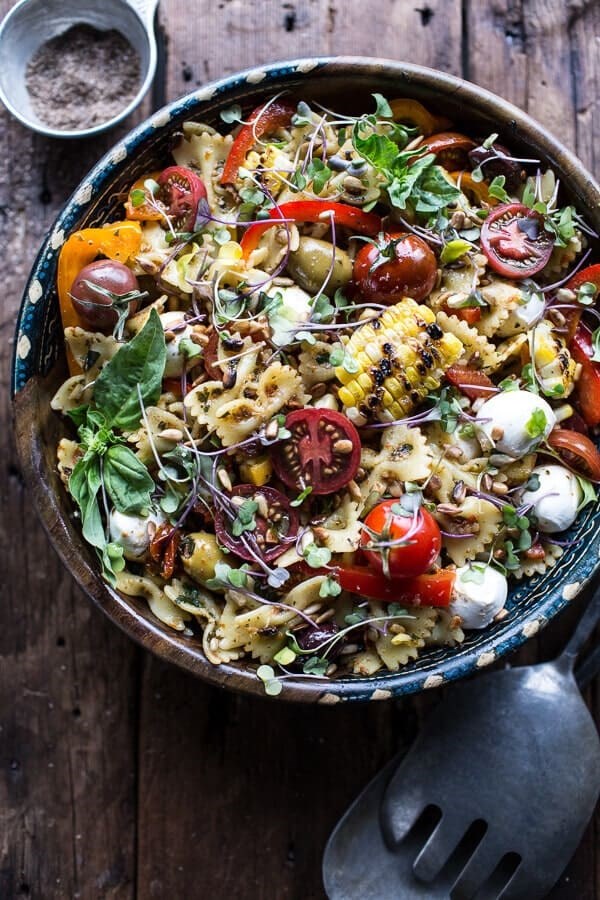 Everything but the kitchen sink pasta salad